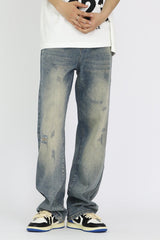 Calças jeans americanas masculinas high street