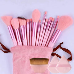 Soft Fluffy Makeup Brush Set, Professional Cosmetic, Foundation Powder, Eyeshadow, Kabuki Blending, Beauty Tool