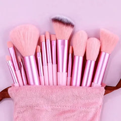 Soft Fluffy Makeup Brush Set, Professional Cosmetic, Foundation Powder, Eyeshadow, Kabuki Blending, Beauty Tool