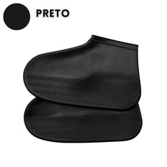 Capa Para Tênis Silicone Chuva Moto e Bike Sapato Com Cano Alto
