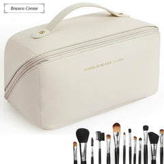Bolsa Porta Maquiagem Fina Alta Costura Multi Compartimentos Resistencia e Qualidade