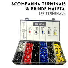 Alicate De Crimpar 6-6 HCS8 Crimpagem Terminais E Fios