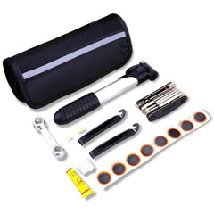 Kit Ferramenta Bicicleta Completo Chaves Bomba Reparo Pneu