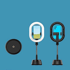 A10 Estabilizador+ring Light Dobrável Panorâmico