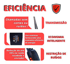 Kit 10 Rádio Comunicador Baofeng Bf-777s + Fone Ouvido