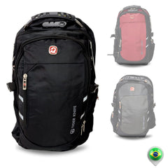 Mochila Bolsa Notebook Grande com Cabo Usb/Fone Capa De Chuva - 7682