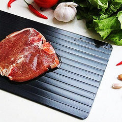 Tabua Cozinha Degelo Descongelar Carne De Metal Rapido