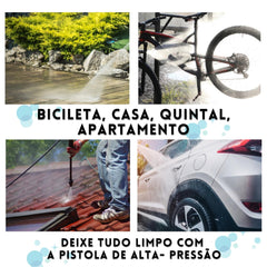 Pistola d'Água Alta-Pressão Completo com Maleta