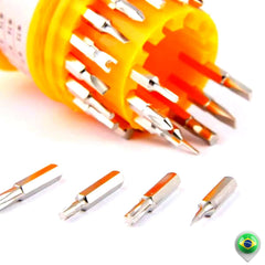 Mini Kit Ferramentas De Precisão Fenda Philips Com 31 Peças