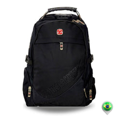 Mochila Bolsa Notebook Grande com Cabo Usb/Fone Capa De Chuva - 7686
