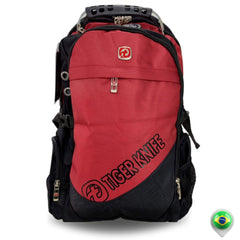 Mochila Bolsa Notebook Grande com Cabo Usb/Fone Capa De Chuva - 7686