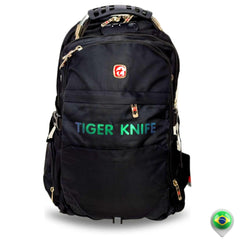 Mochila Bolsa Notebook Grande com Cabo Usb/Fone Capa De Chuva - 7689