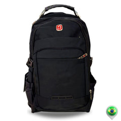 Mochila Bolsa Notebook Grande com Cabo Usb/Fone Capa De Chuva - 7690