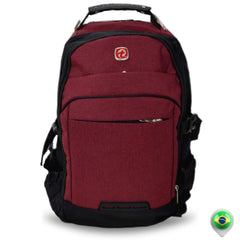 Mochila Bolsa Notebook Grande com Cabo Usb/Fone Capa De Chuva - 7690