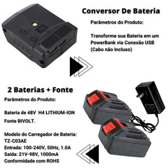 KIT Completo 8 em 1 Multiferramentas 6 Cabeçotes e Acessórios com Maleta