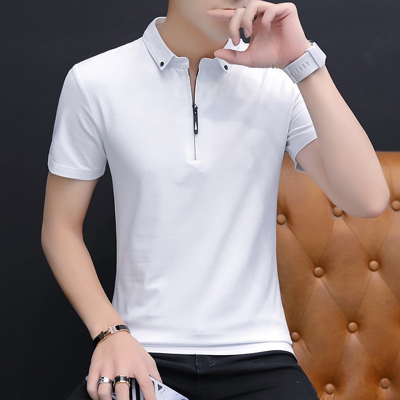 camisa polo masculina com ziper pra fechar