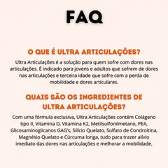 Ultra Articulações Encapsulados Alivia Dores nas Articulações Reduz  Inchaço e Inflamação Melhora a Mobilidade e a Flexibilidade