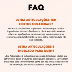 Ultra Articulações Encapsulados Alivia Dores nas Articulações Reduz  Inchaço e Inflamação Melhora a Mobilidade e a Flexibilidade