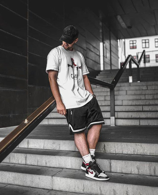 shorts estilo high street de secagem rápida