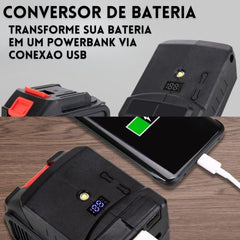 KIT Completo 8 em 1 Multiferramentas 6 Cabeçotes e Acessórios com Maleta