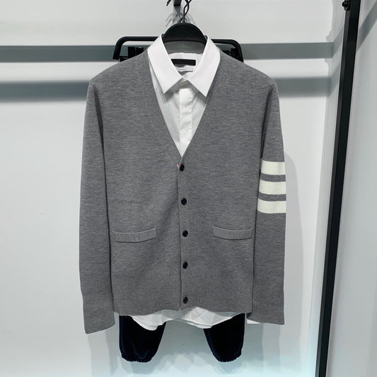 blusa de frio de pano e ziper para fechar masculino high street