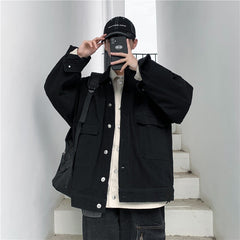 jaqueta masculina versão coreana de casual