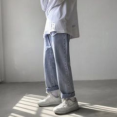 calça jeans reta masculina