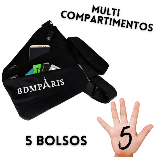 Bolsa Bag Pochete Transversal Slim Impermeável