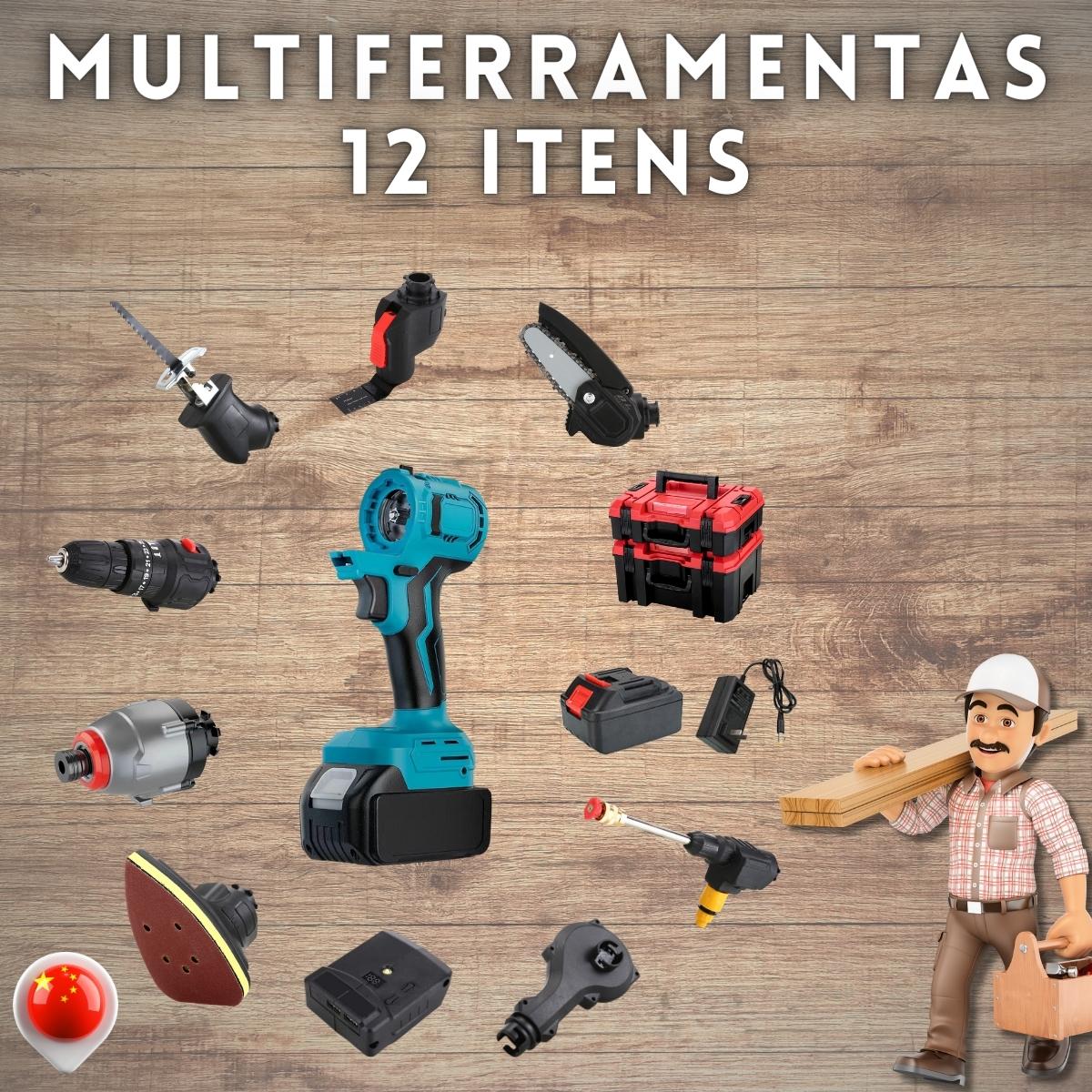 KIT 12 + 2 Multiferramentas Elétricas G