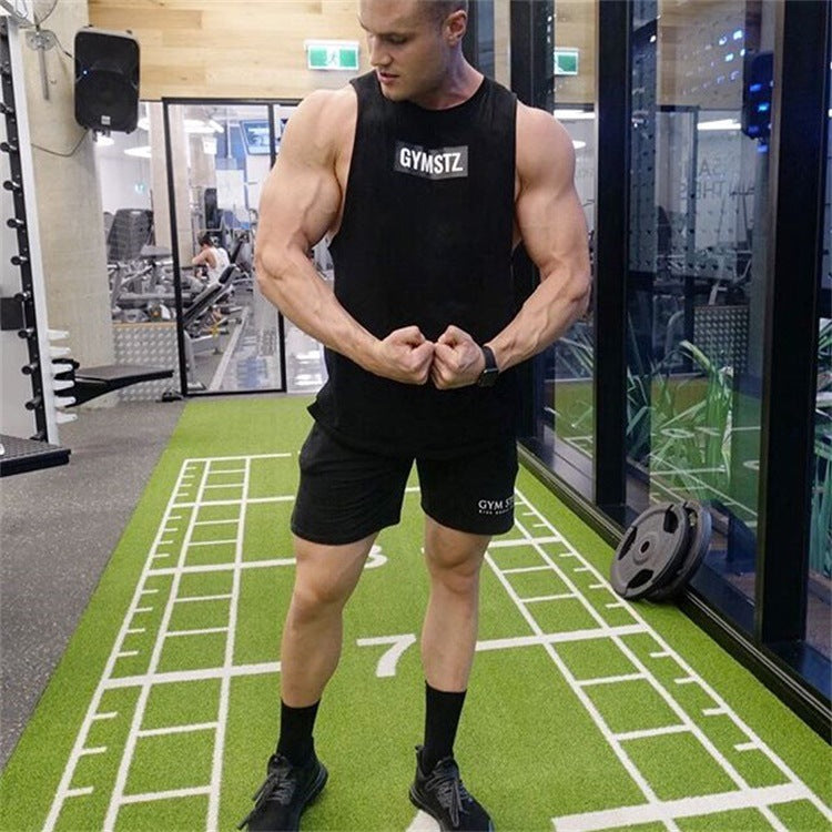 Shorts esportivos de fitness masculino