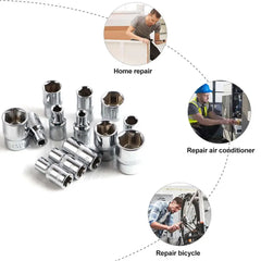 46 pçs conjunto de soquete ferramenta de reparo do carro catraca chave inglesa conjunto chave de fenda chave de fenda chave de fenda profissional kit de ferramentas de metalurgia