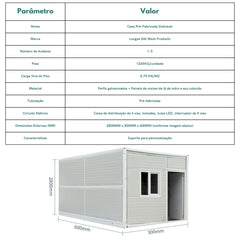 Solução Habitacional e de Escritório Versátil: Casas Contêiner Dobráveis para Exportação