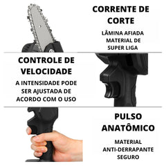Motoserra de Mão Elétrica e Acessórios, Portátil