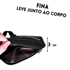 Bolsa Bag Pochete Transversal Slim Impermeável