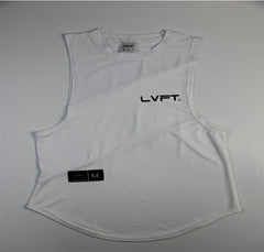 regata fitness masculina solta elástico suor-absorvente respirável