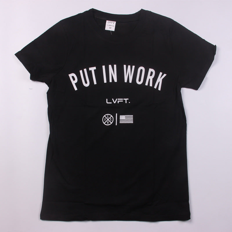 camiseta Fitness muscular moda