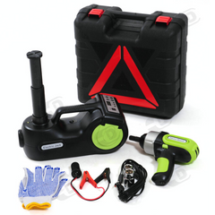 Kit 4 Em 1 Macaco Elétrico Chave Impacto Compressor Grande