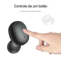 Fone De Ouvido Sem Fio Esporte Bluetooth 5.0 Estéreo Mini Fones Para Android / IOS