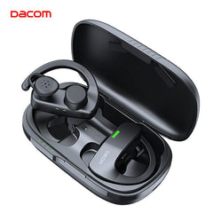 Fones De Ouvido De Condução Óssea Sem Fio DACOM, Fones De Ouvido Bluetooth À Prova D' Água, Estéreo Ture