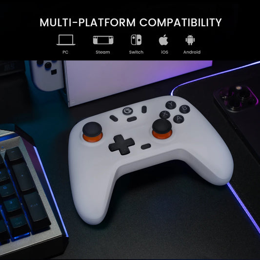 GameSir-Controlador Gamepad sem fio, Nova Lite, Bluetooth, Dongle, Com Fio para Switch, Android, IOS, PC e Jogos Steam