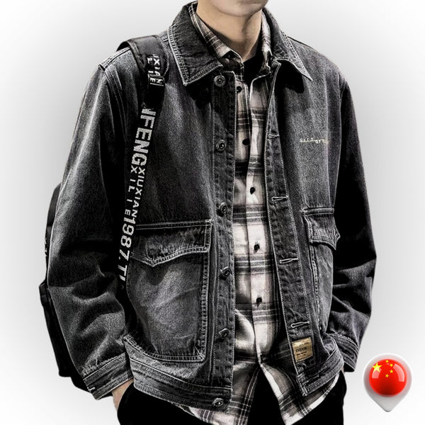 Jaqueta Jeans Masculina Cow Boy Culture