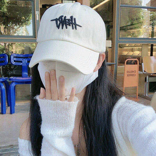 Bonés de Beisebol Bordados com ''heart'' Kpop, unissex, para mulheres e homens, em algodão respirável, chapéus de sol snapback, estilo hip hop