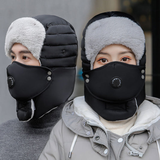 touca e mascara grossa para o frio extremo
