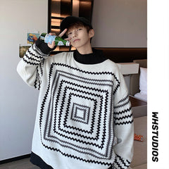blusa de manga comprida larga masculina high street