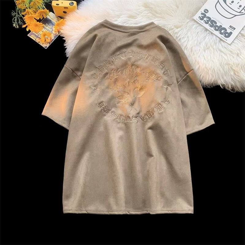 camisa larga com desenhos high street