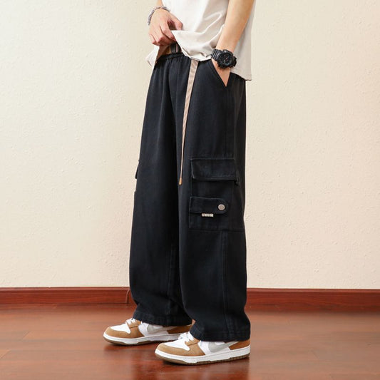 calça cargo reta masculina