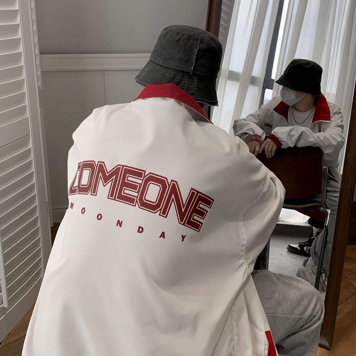 jaqueta masculina de gola high street