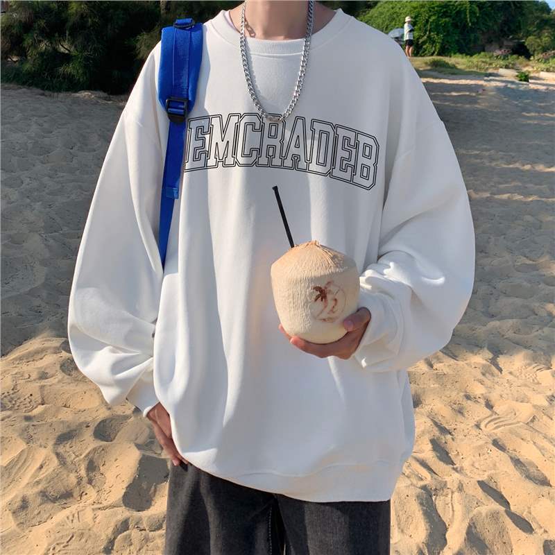 moletom largo masculino com estampa streetwear