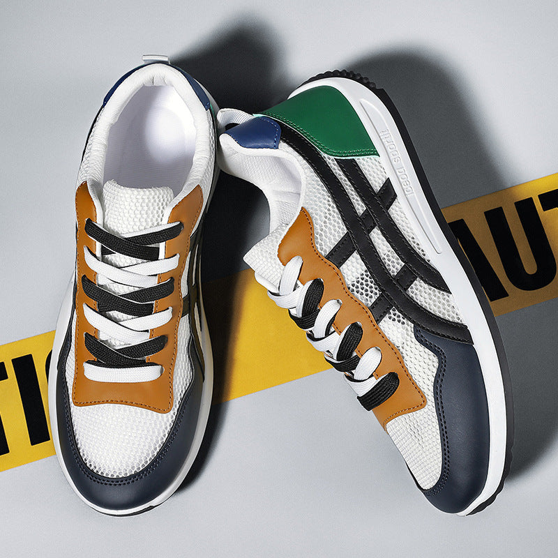 tenis esportivo de malha respirável high street