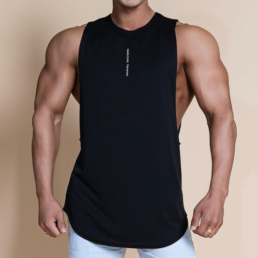 regata masculina de verão estilo americano fitness